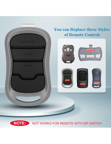 Control Remoto de Puerta de Garaje Genie G3T-R - Paquete de 2