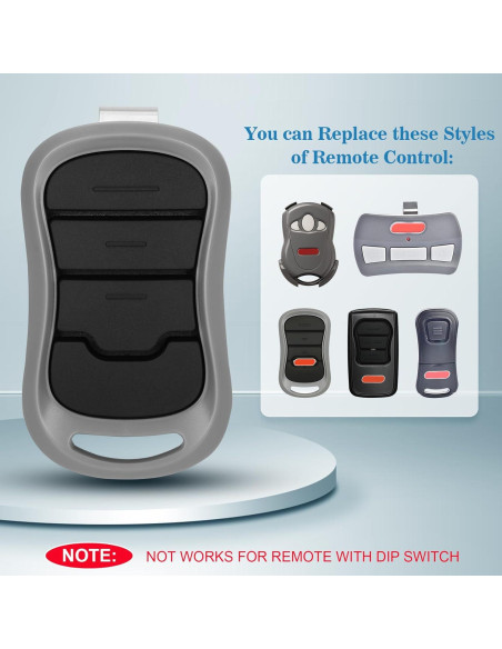 Control Remoto de Puerta de Garaje Genie G3T-R - Paquete de 2