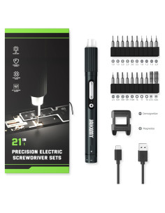 Destornillador Eléctrico JAKEMY FOE21C Ajustable 3 Marchas