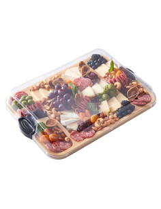 Tabla de Cortar Farberware Build-a-Board 30.5x40.6 cm Acacia