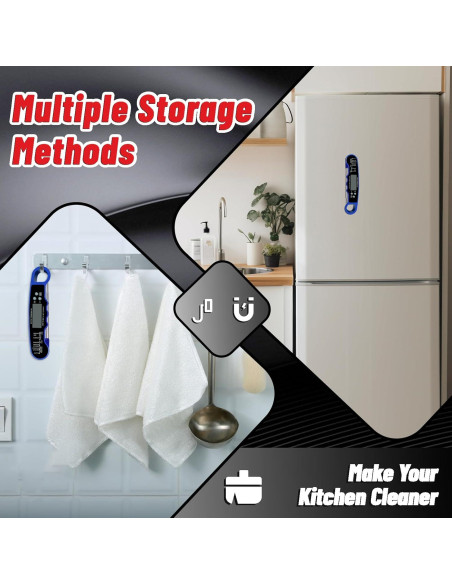 Termómetro Digital de Carne PAWPRO IP67, Lectura Instantánea