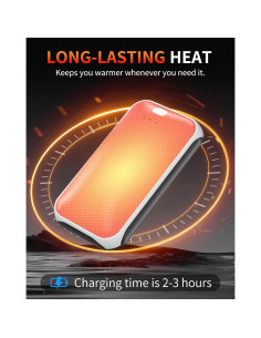 Calentadores de Manos Recargables Lerat A22 - 2 Paquete Negro 2