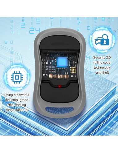 Control Remoto de Puerta de Garaje Genie G3T-R - Paquete de 2