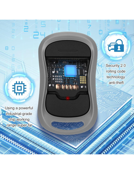 Control Remoto de Puerta de Garaje Genie G3T-R - Paquete de 2