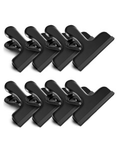 Clips para Bolsas de Comida HOUSE AGAIN 8 Piezas Acero Inoxidable