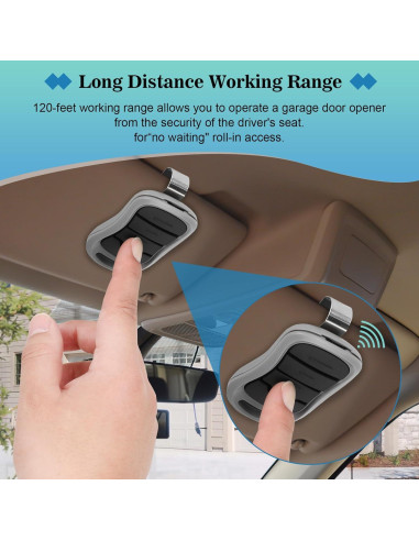 Control Remoto de Puerta de Garaje Genie G3T-R - Paquete de 2