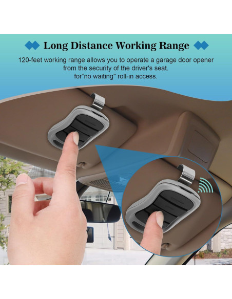 Control Remoto de Puerta de Garaje Genie G3T-R - Paquete de 2