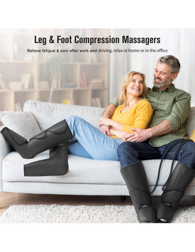 Masajeador de Aire para Piernas FIT KING FT-009A - 2 Modos 3 Intensidades