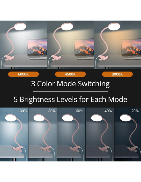 Lámpara de Lectura LED iFalarila con Control Remoto 3.5"