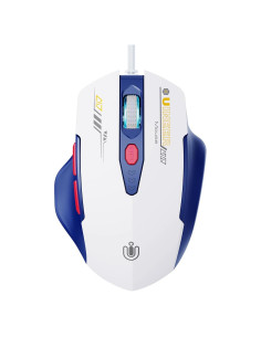 Ratón con cable U ergonómico 6 botones DPI ajustable 1200-7200