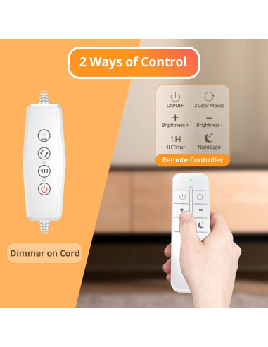 Lámpara de Lectura LED iFalarila con Control Remoto 3.5"