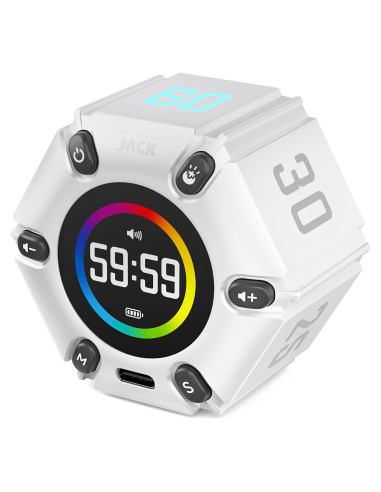 Temporizador Pomodoro Printers Jack Blanco Perla 6 Modos