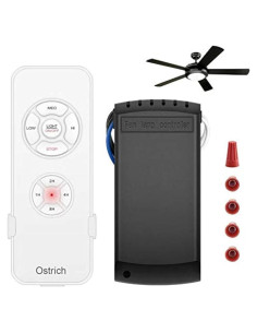Kit Control Remoto Inalámbrico para Ventilador de Techo Ostrich