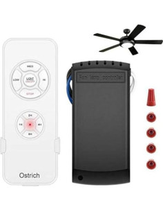 Kit Control Remoto Inalámbrico para Ventilador de Techo Ostrich 2