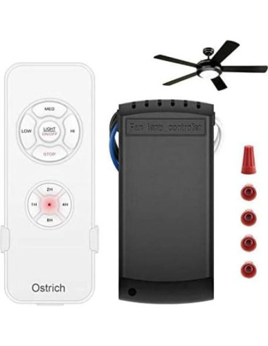 Kit Control Remoto Inalámbrico para Ventilador de Techo Ostrich