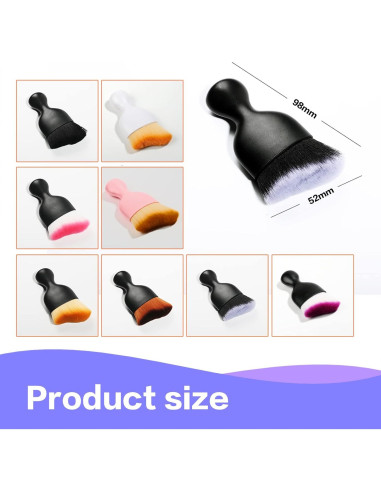 Cepillo de Detalle AOCISKA QXS002 para Interior de Coche