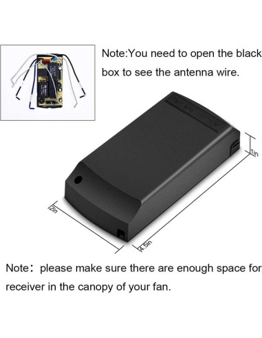 Kit Control Remoto Inalámbrico para Ventilador de Techo Ostrich