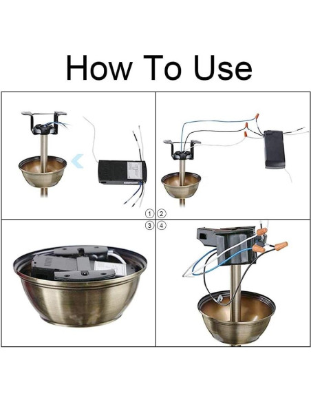 Kit Control Remoto Inalámbrico para Ventilador de Techo Ostrich