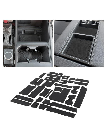 Kit de forros antideslizantes JDMCAR para Toyota Tundra 2022-2025