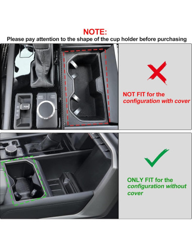 Kit de forros antideslizantes JDMCAR para Toyota Tundra 2022-2025