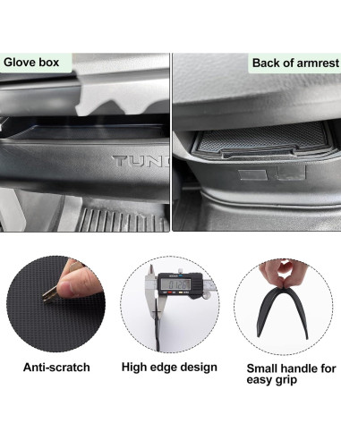 Kit de forros antideslizantes JDMCAR para Toyota Tundra 2022-2025