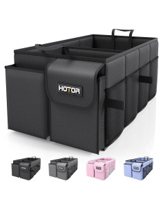Organizador de Maletero HOTOR Plegable Negro 54x32x27cm