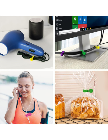 Correas Magnéticas de Silicona FRKNER 22.86 cm Reutilizables 12 Pzs