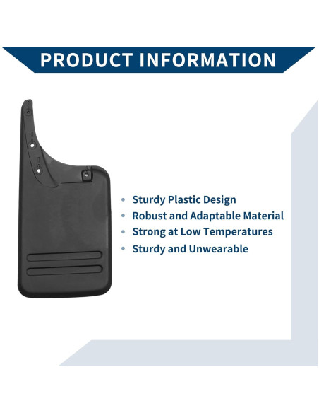 Guardabarros Hihaha para Toyota Hilux 2005-2013 - 1 Juego