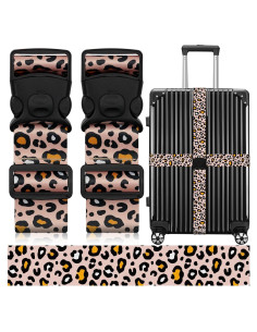 Correas de Equipaje ZHOMA 2 Piezas Ajustables Nylon 100-190 cm