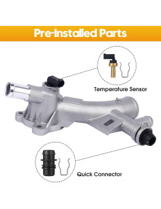 Salida de Agua Refrigerante Ozikutech para Chevy y Buick 2