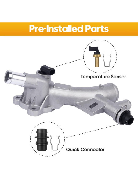 Salida de Agua Refrigerante Ozikutech para Chevy y Buick