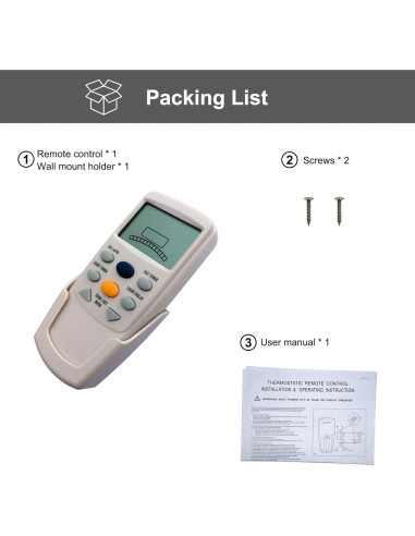 Control Remoto FAN-9T Hampton Bay con Temporizador y LCD