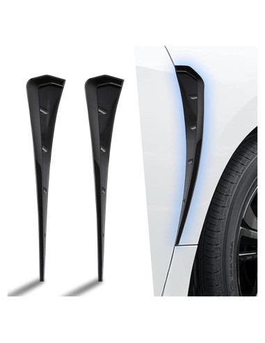 2 Ventilaciones Laterales de Guardabarros Ferianl ABS Negro