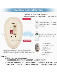 Control Remoto 35T1 Onisamt para Ventilador de Techo 2