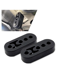 Soporte de Silenciador de Escape Shakas 2 PCS Ajustable