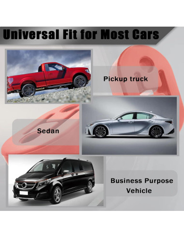 Soporte de Escape de Goma Stymart 2 Agujeros 12mm Rojo