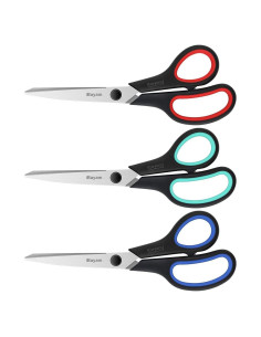 Paquete de 3 Tijeras iBayam 20.32 cm Alta Resistencia Afiladas