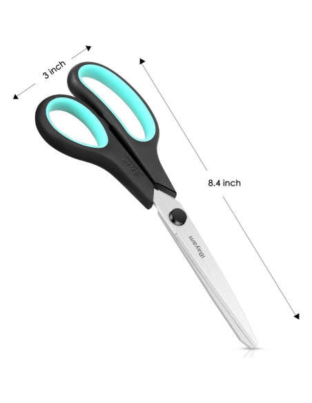 Paquete de 3 Tijeras iBayam 20.32 cm Alta Resistencia Afiladas