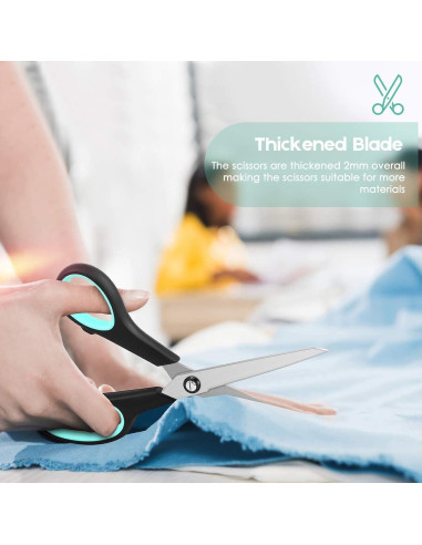 Paquete de 3 Tijeras iBayam 20.32 cm Alta Resistencia Afiladas