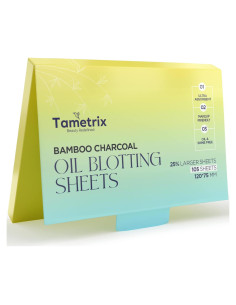 Hojas Absorbentes de Aceite Tametrix 105 Hojas Carbón de Bambú