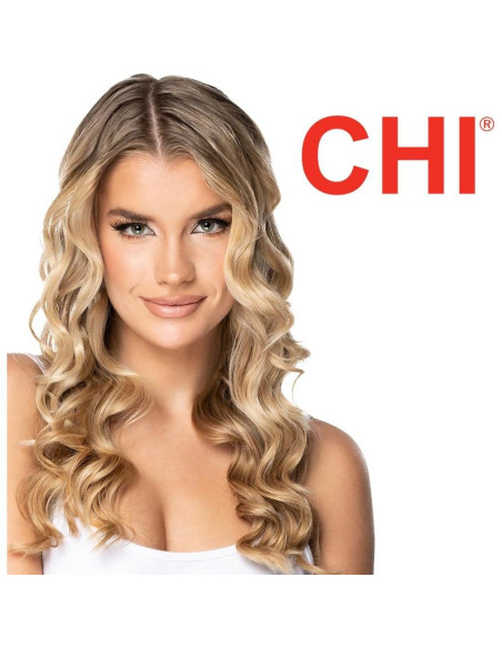 Plancha de Rizar Cerámica CHI 1" (2.54 cm) Negro Temperatura Ajustable