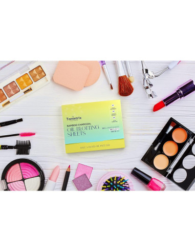 Hojas Absorbentes de Aceite Tametrix 105 Hojas Carbón de Bambú