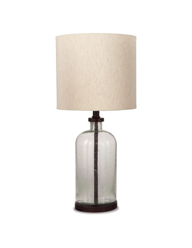 Lámpara de Mesa de Vidrio Sembrado Ashley 57.15 cm Bronce