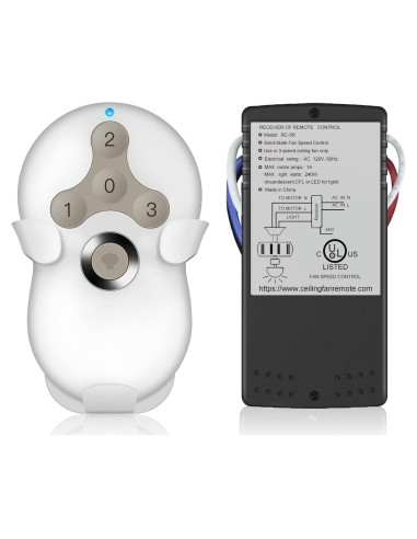 Control Remoto Universal para Ventilador de Techo Prichor RC-05+5R