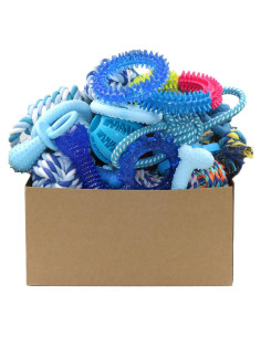 Paquete de 20 Juguetes para Cachorros Beiker - Goma y Cuerda