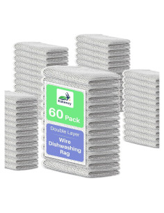 Paño de Limpieza Eakenzy WDR-60 Sin Rayas 20x20 cm - 60 Unidades