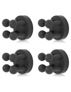 Soporte de Cepillo de Dientes XoYoZo 4 Pcs Silicona Impermeable