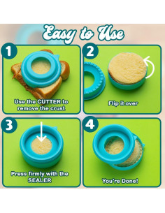 Cortador y Sellador de Sándwich Savoychef - Redondo 10.16cm 2