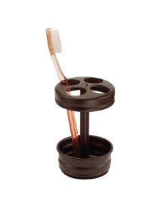 Soporte de Cepillo de Dientes iDesign Olivia Bronce 8.26x12.7cm