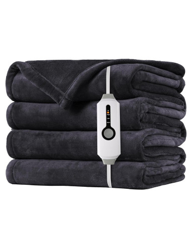 Manta Eléctrica Térmica SUNNY HEAT 127x152 cm 4 Niveles Calor